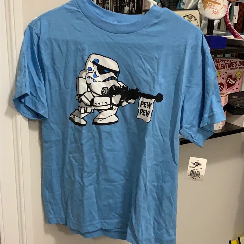 NWT Boys - large Disney Stormtrooper tshirt
